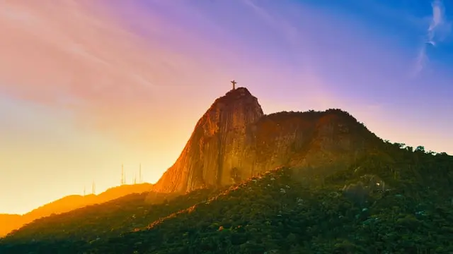 Birds eye view of Rio de Janeiro