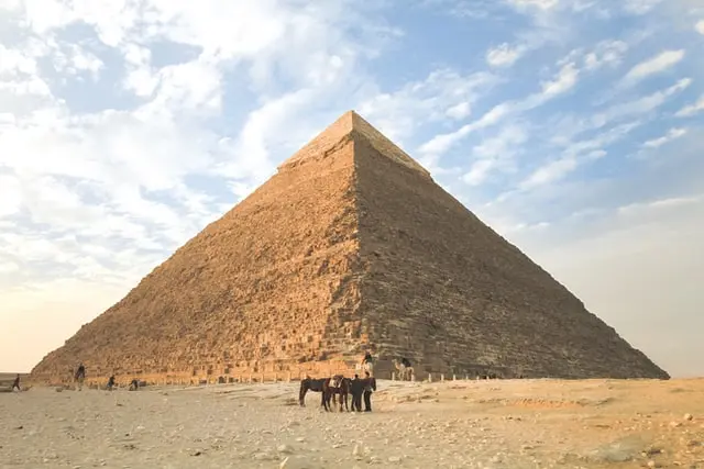 A pyramid in Egypt